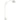 Moniz - Lámpara de pie con brazo arqueado ajustable - Cromo y blanco