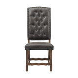 Gramercy Tufted Tall Back Side Chair (Set of 2) Chocolate - image 4 of 4
