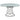 Irene - Round Glass Top Dining Table - Chrome